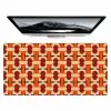 Geometrisch - Retro - Oranje Muismat XXL klein 681 -zzz3d