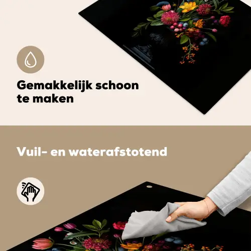 Bloemen - Vrolijk - Vaas Inductie beschemer met haakjes klein -ky-schoon-nl