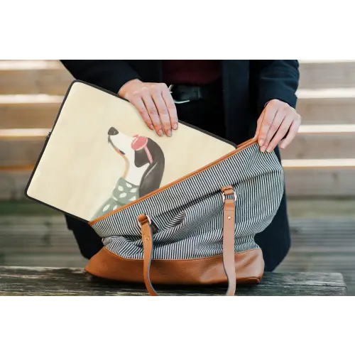 Hond - Zonnebril - Sjaal laptophoes neopreen klein -tas