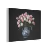 Bloemen - Roze - Tulpen - Vaas PET vilt klein -3d