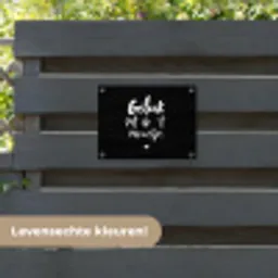 Tekst - Geluk zit in 't zonnetje - Quotes - Zomer - Zon tuinposter los doek klein -sfeer3