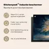 Levensboom - Nacht - Donker - Blauw Inductie beschermer vinyl 3mm middel -zzzzzzusp-haakje_NL
