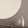 Minimalistisch - Waterijsje - Stokje - Beige Akoestische PET Vilt - Rond klein -sfeer5_closeup