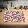 Retro - Disco - Cassettebandjes - Multi Inductie beschermer vinyl 3mm klein 276 -sfeer5