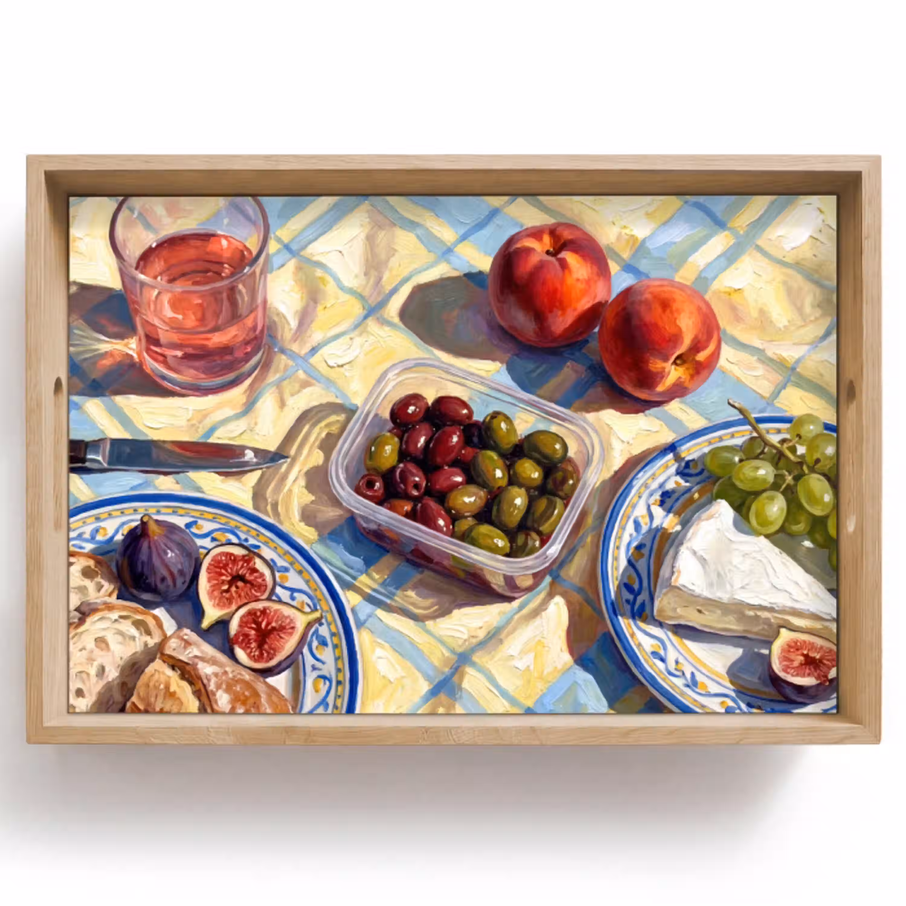 Eten - Picknick - Zomer Dienblad Rechthoek middel -z3d_shopping