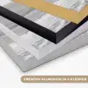 Boom - Natuur - Roze - Zwart wit Textielframe zwart klein -USP_kleurenNL