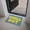 Chill out - Geel - Blauw Deurmat klein -sfeer5