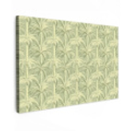 Palmwoud - Tropisch - Groen canvas 2cm klein 34 -z3d