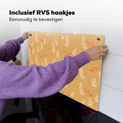 Zee - Dieren - Geel - Algen Inductie beschemer met haakjes klein 777 -ky-ophangen-nl