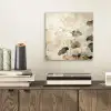 Bloemen - Japandi - Wabi sabi aluminium wit klein -sfeer1