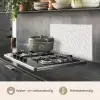 Grafisch - Patroon - Modern -  Opvallend keuken achterwand spatscherm klein 900 -usp_NL