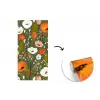 Bloemen - Illustratie - Groen fotobehang vinyl groot -3d
