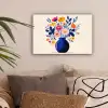 Vaas - Bloemen - Boeket canvas 2cm klein -sfeer1
