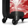 Vintage bloemen - Rood NBS - Handbagage koffer - Kinderen Unisex middel -wiel