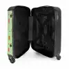 Keukenaccessoires en ingrediënten op lichtgroen NBS - Handbagage koffer - Kinderen Unisex middel -binnenkant