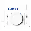 Blauw - Quote - Wit Placemat vinyl groot -zzsfeer2_Kitchenyeah-website
