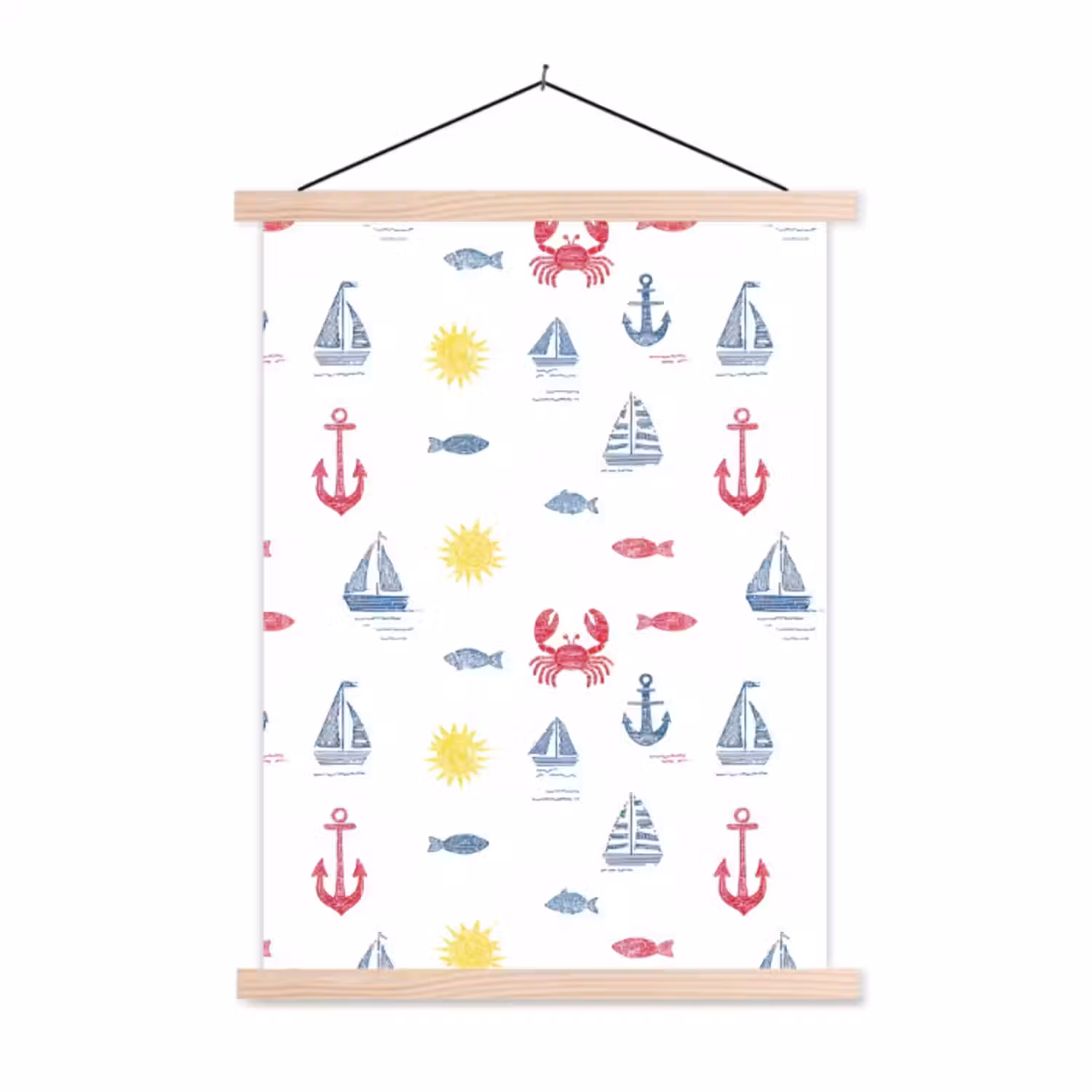 Hanging Poster - Nautical - Illustrations - Colorful