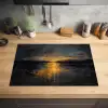 Gouden Reflectie op Water Inductie beschermer vinyl 3mm klein -sfeer5