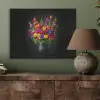 Felgekleurd - Bloemen - Vaas PET vilt klein -sfeer2