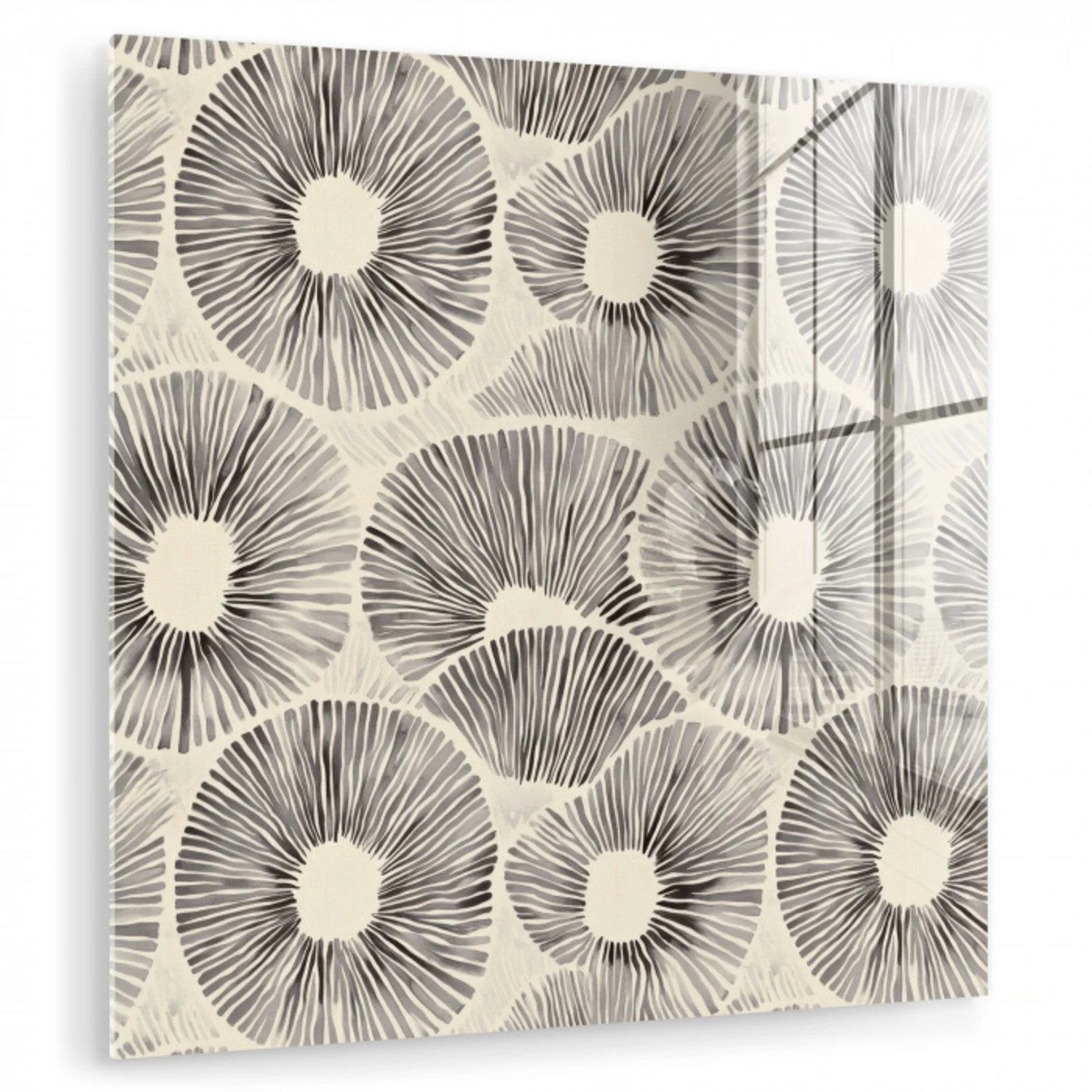 Cirkels - Patroon - Zwart plexiglas 5mm klein 11 -zzzproduct_nieuw