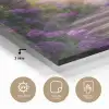 Poort - Paars - Bloemen plexiglas 5mm klein -sfeer2