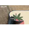 Aardbei - Minimalistisch - Rood - Fruit Placemat vinyl groot -closeup