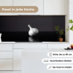 Knoflook - Zwart - Wit keuken achterwand 2 middel -sfeer4_DE