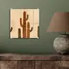 Cactus - Woestijn - Zand - Bruin plexiglas 5mm klein -sfeer3