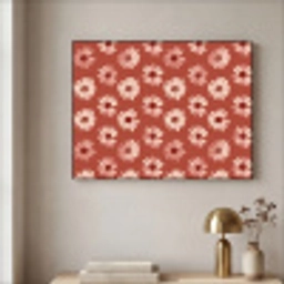 Madelief - Retro - Terracotta Textielframe zwart klein 947 -sfeer2