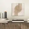 Symmetrische bocht - Koperkleurig plexiglas 5mm klein -sfeer1