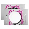 Cheers - Hond - Roze - Wijn Placemat vinyl groot -zzsfeer2_Kitchenyeah-website