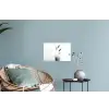 Minimalistisch - Stelen - Wit Muursticker klein -plant