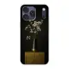 Bloembollen - Wit - Vaas - Minimalistisch Telefoonhoesje iPhone 17 Pro Max klein -3d