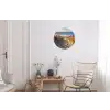 Strand - Zee - Nederland - Duinen - Zon Wandcirkel aluminium klein -woonkamer