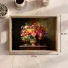 Kleuren - Boeket - Vaas - Hout Dienblad Rechthoek middel -USP_Formaat