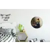 Het melkmeisje - Schilderij van Johannes Vermeer Wandcirkel aluminium klein -kinderkamer