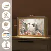 Kolibrie - Vogels - Bloemen - Natuur Light Box met kabel (Tafellamp) klein -USP_websiteoverzichtNL