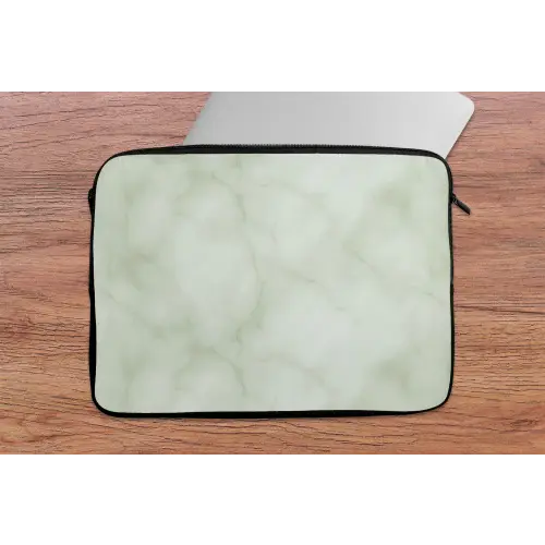 Groen - Marmer - Aders laptophoes neopreen klein 279 -tafel