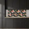Kraanvogel - Wolken - Japan - Patroon keuken achterwand 2 middel 871 -sfeer1
