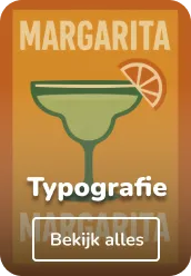 Vilt schilderijen Typografie