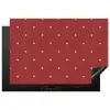 Patroon - Stippen - Sterren - Rood Inductie beschermer vinyl 3mm klein 276 -3d