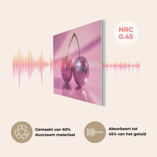 Glitter - Discobol - Roze - Kersen PET vilt klein -USP_NL