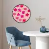 Bloemen - Patroon - Roze Fotolijst rond zonder passe partout klein -sfeer2