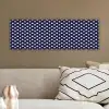 Oceaan - Stippen - Blauw - Wit canvas 2cm klein 828 -sfeer3
