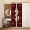 Sterren - Luipaardprint - Dream - Bordeaux deurposter klein -sfeer3