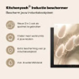 Hazestaartgras - Wit - Zonlicht Inductie beschermer vinyl 3mm middel -zzzzzzusp-haakje_NL