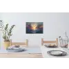 Meeuwen - Zonsondergang - Zee - Wolken Muursticker klein -eettafel