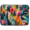 Schilderij - Abstract - Bloemen - Roze laptophoes neopreen klein -zkaufland3dotto
