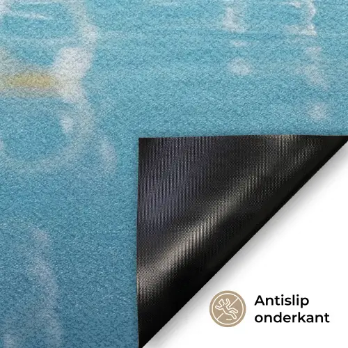 Bubbels - Badeend - Geel Deurmat klein -antislip_NL