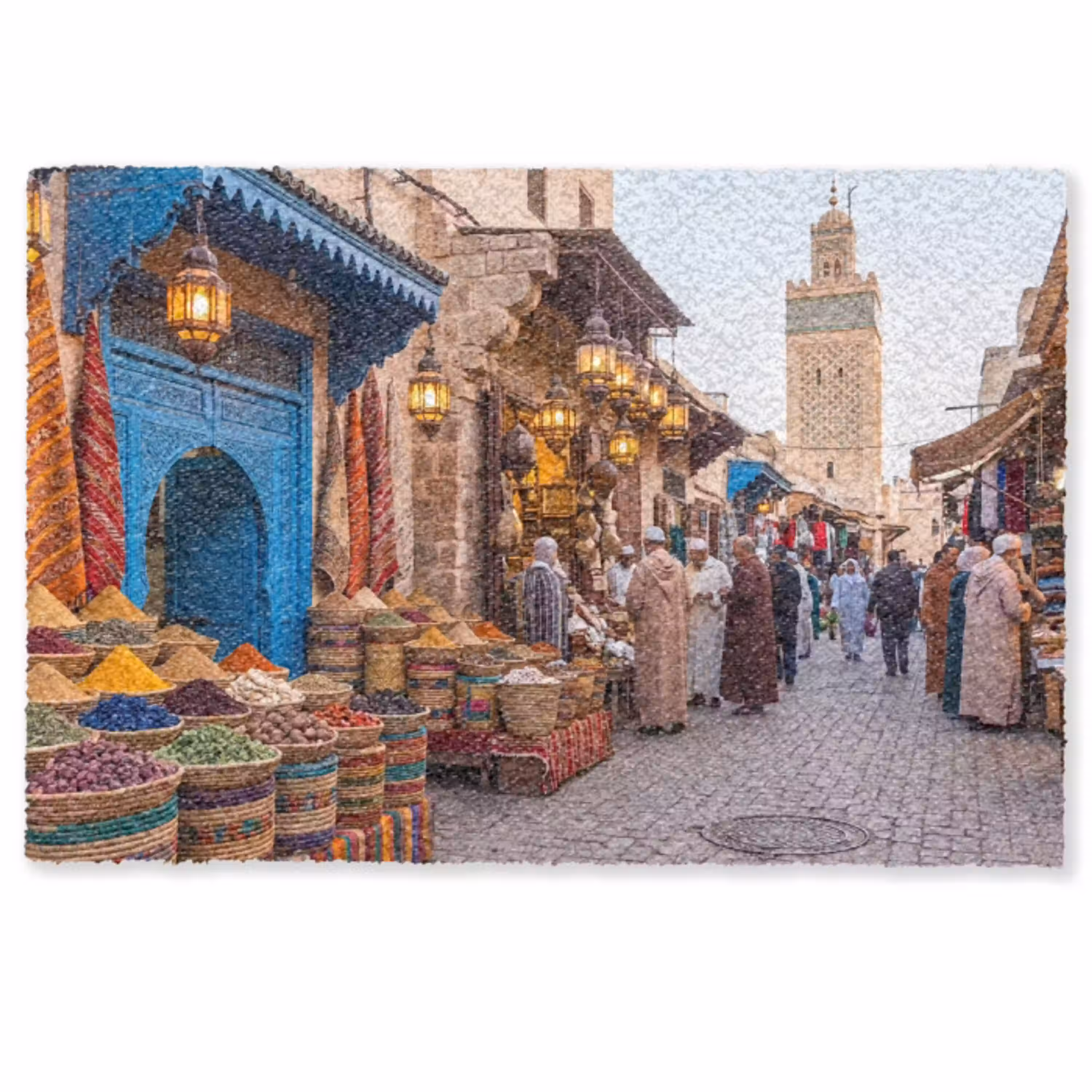 Markt - Oosters - Kleurrijk Deurmat klein -zkaufland3d